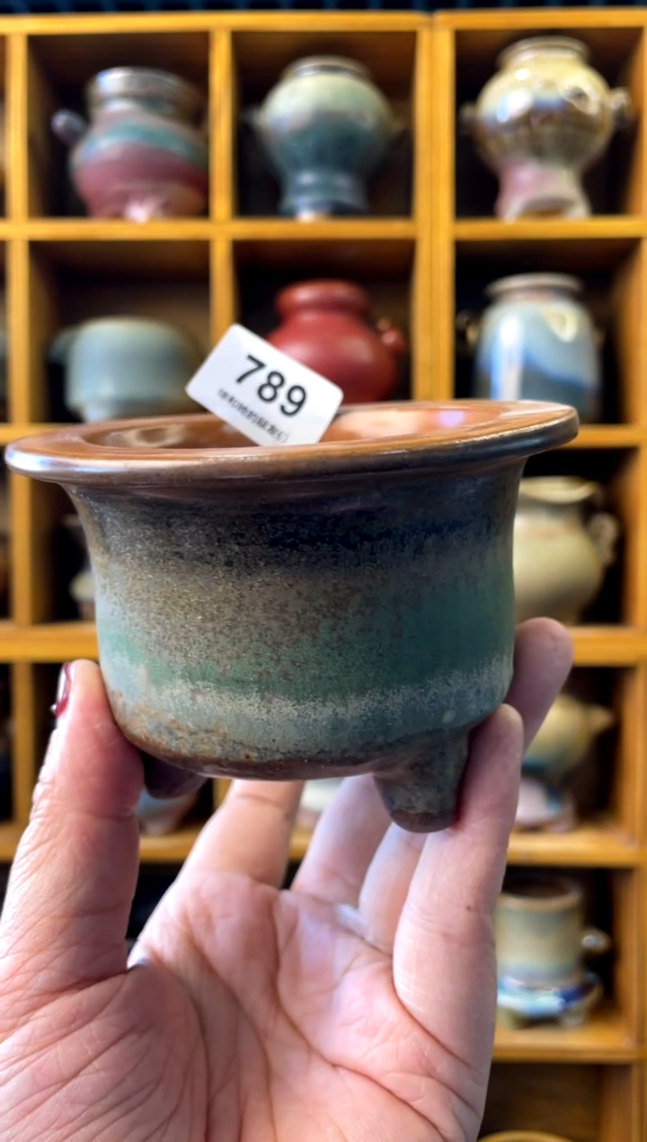 【闪购商品】陶789 内口7.5【喵喵团圆多肉盆】