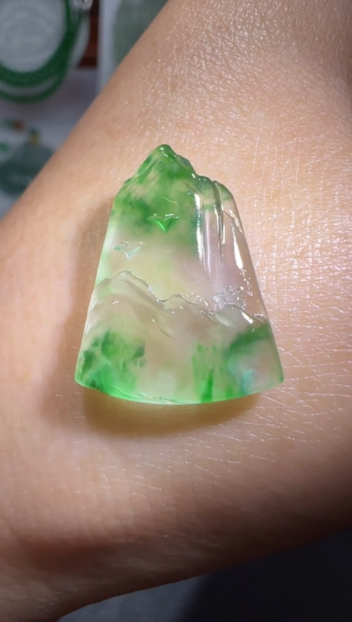 【闪购商品】定制翡翠未镶嵌山水