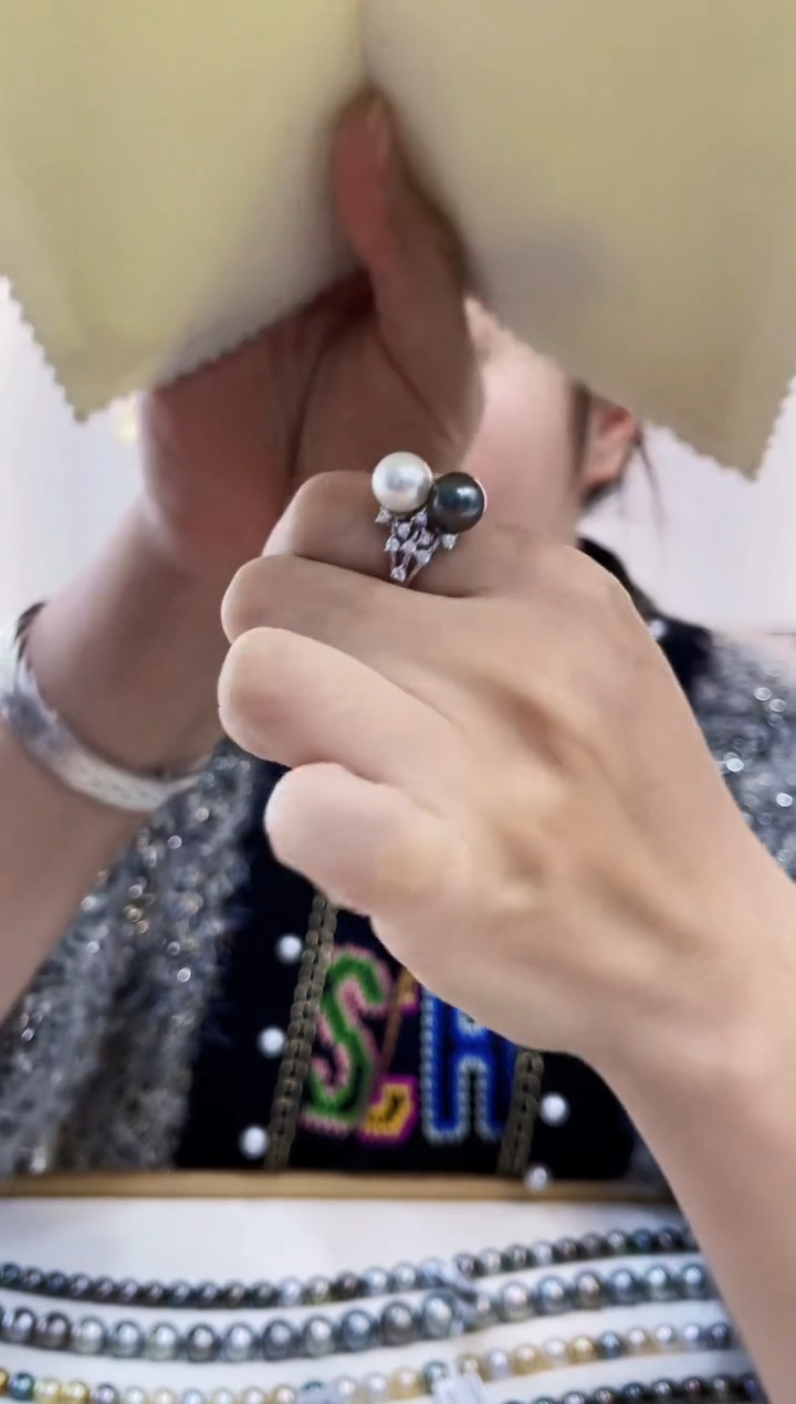 【闪购商品】海水珍珠戒指未镶嵌9-10mm