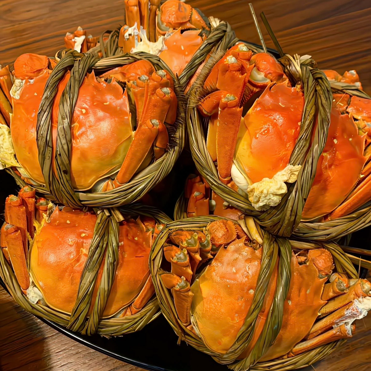 【精品蟹】江苏大螃蟹 公母混搭 共8只 香草绳顺丰空运冷链次日到家