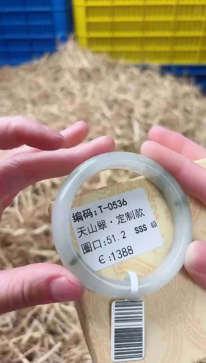 未镶嵌手镯石英质玉T-0536