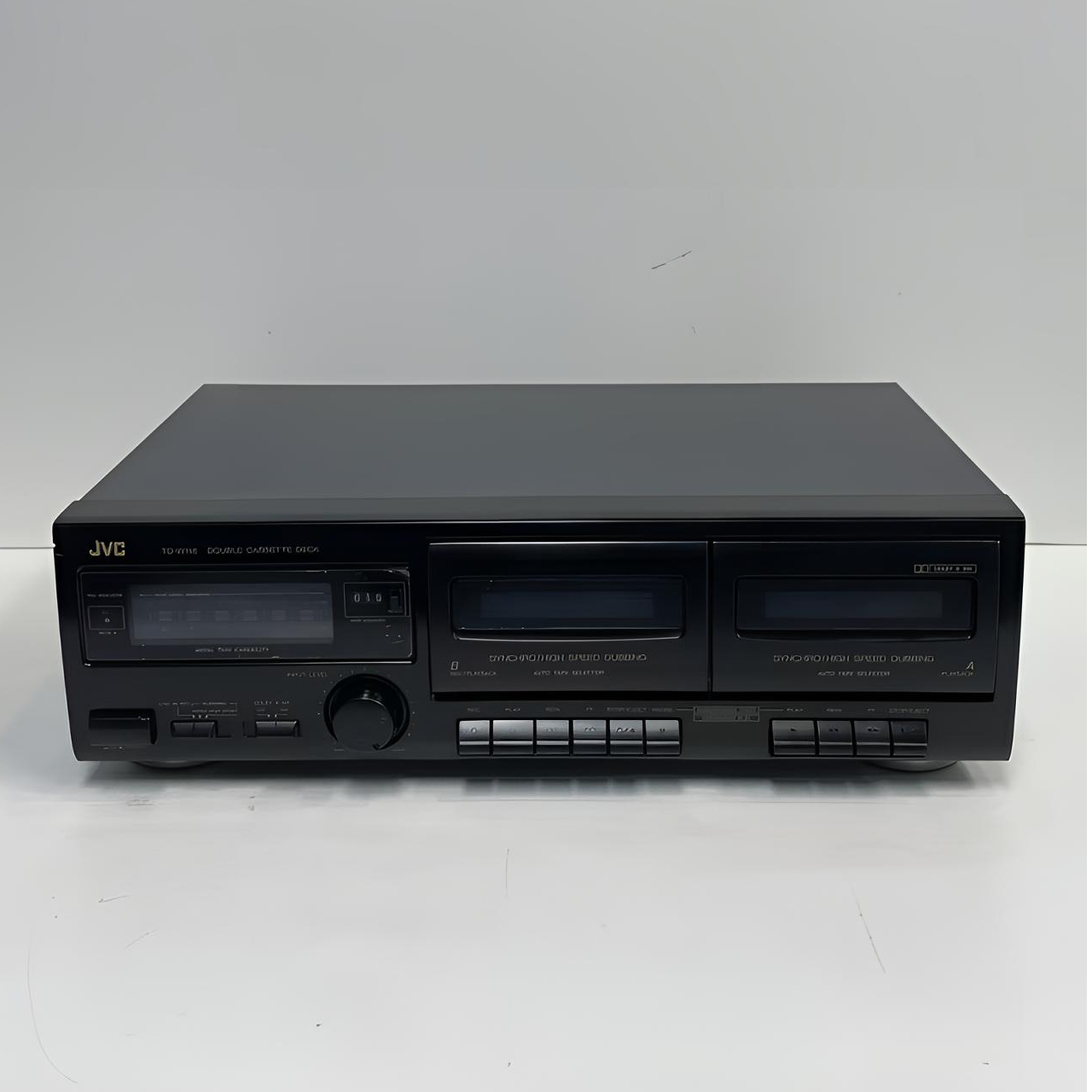 8新 JVC/杰伟世 W118WBK双卡座磁带机，顺丰到付