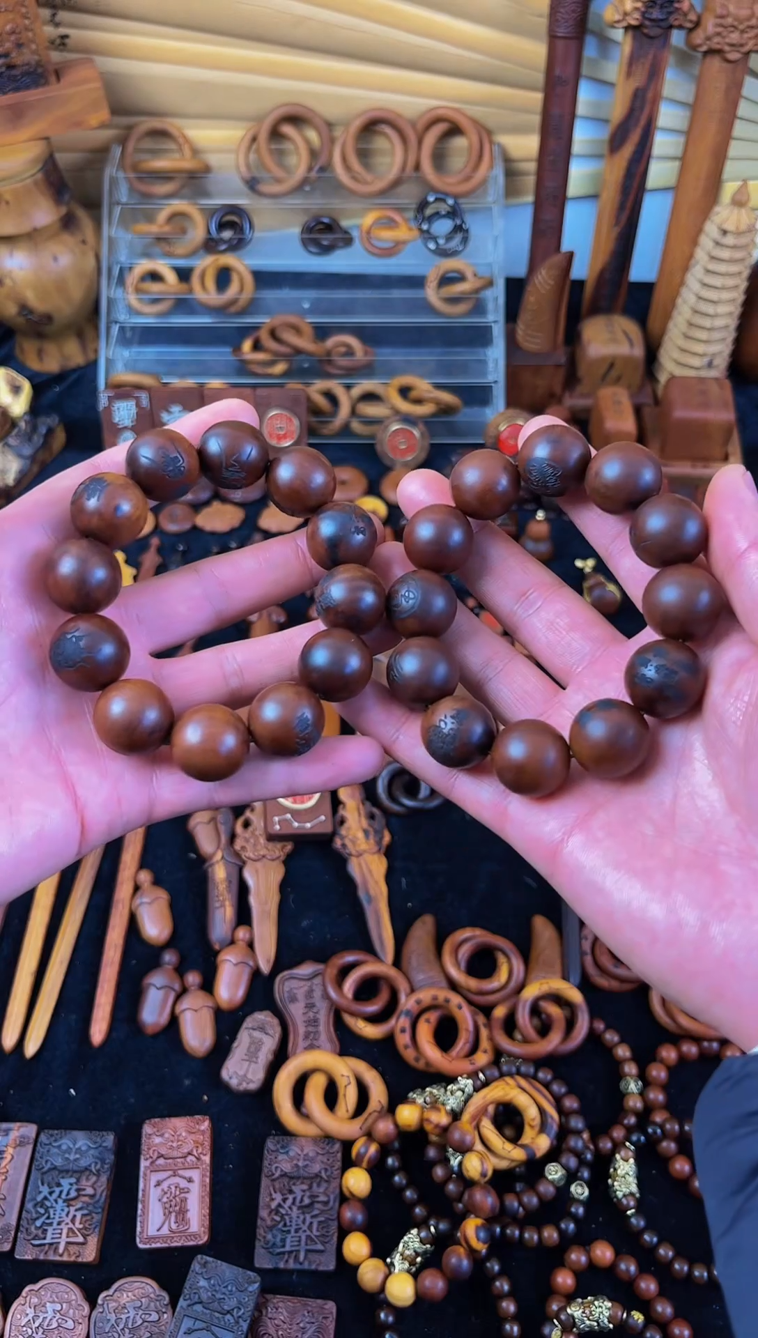 【闪购商品】木枣木2.0   12密符手串包邮