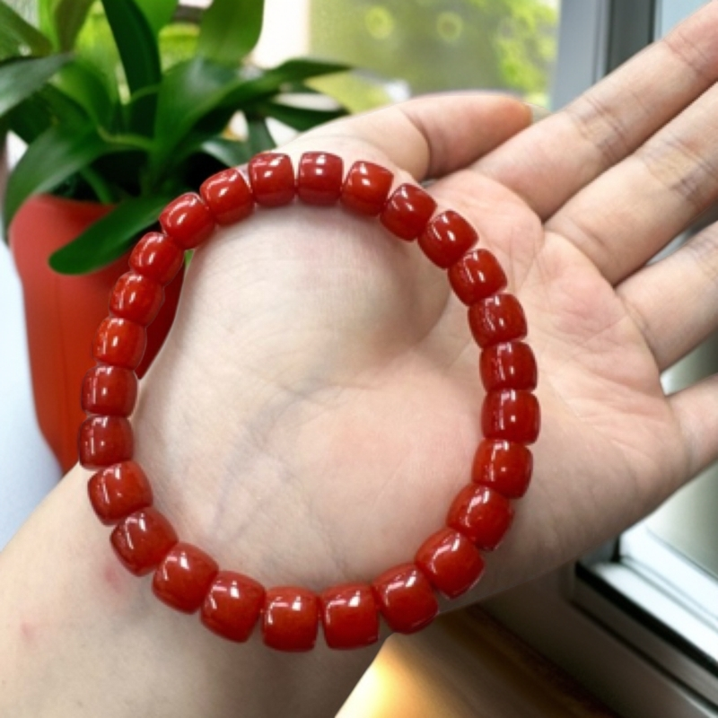 保山锦红直切手串