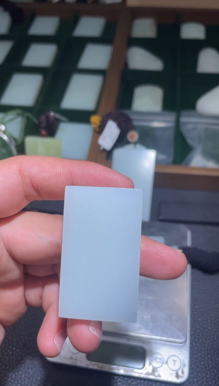 定制和田玉定制挂件35微瑕