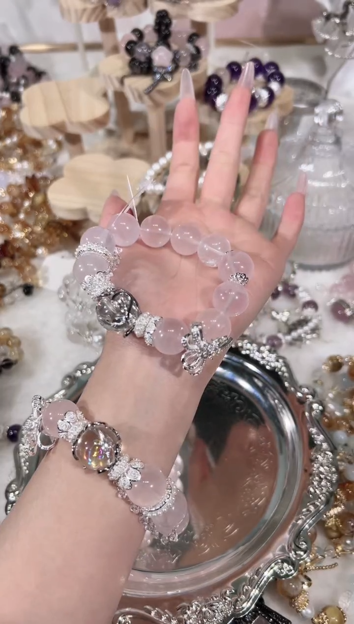 【闪购商品】水晶手链未镶嵌天然水晶默认微瑕 多样性发货发其一