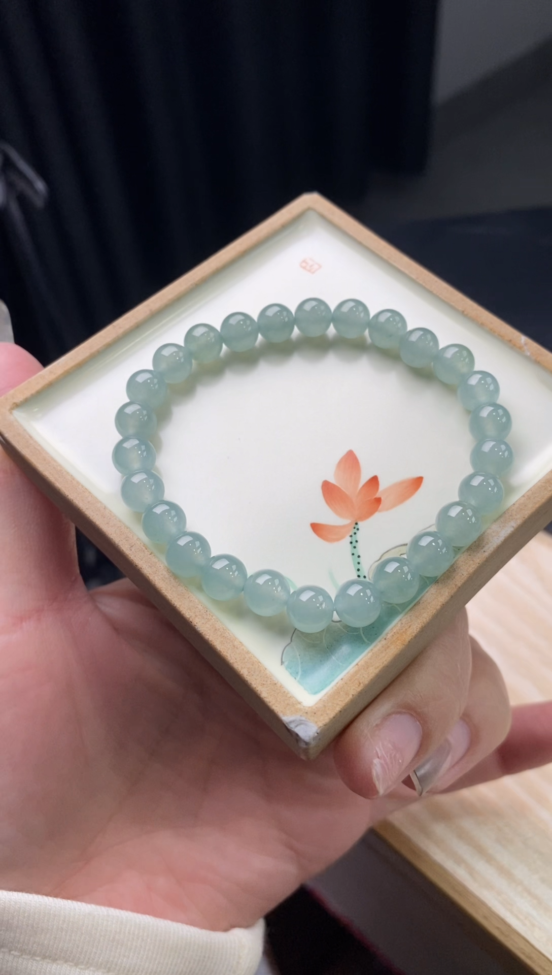 【闪购商品】翡翠手链未镶嵌天然翡翠手串1334