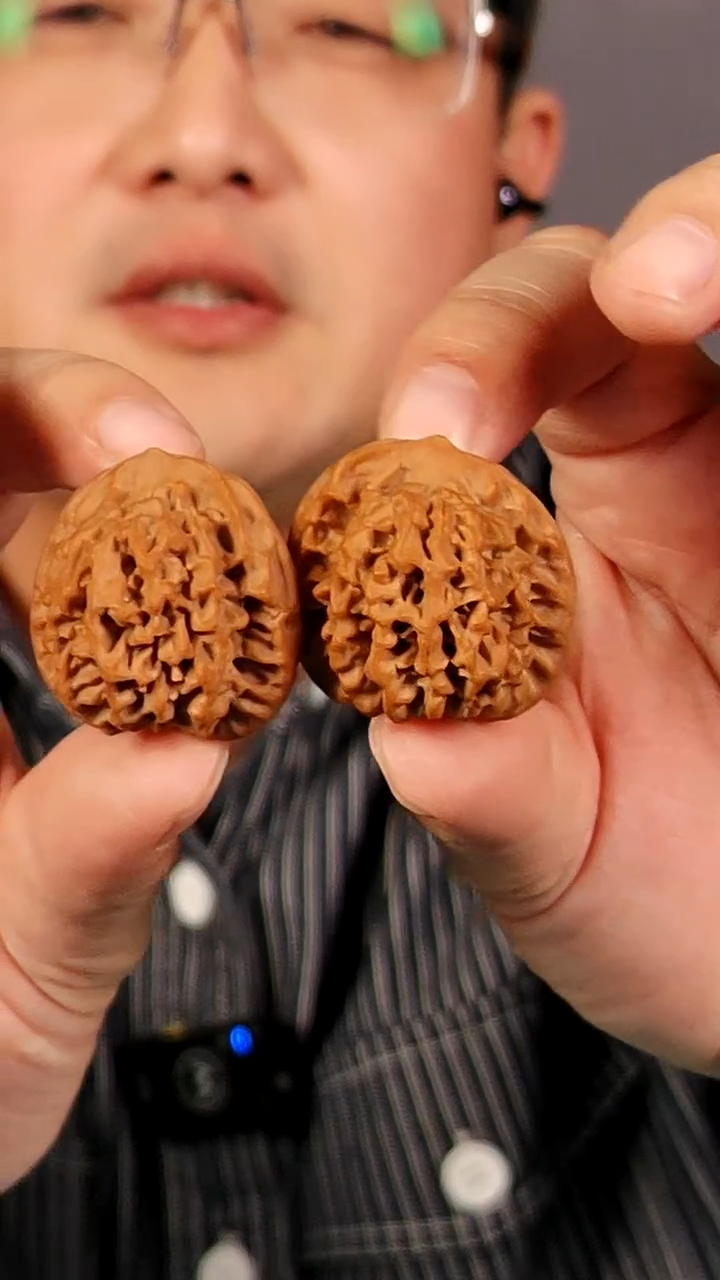 把件文玩核桃精修秦岭高尖秦闷36-37