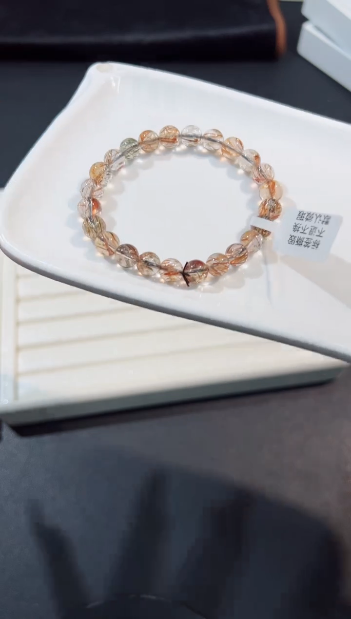 【闪购商品】水晶手串未镶嵌85q多样性发其一/1条默认微瑕