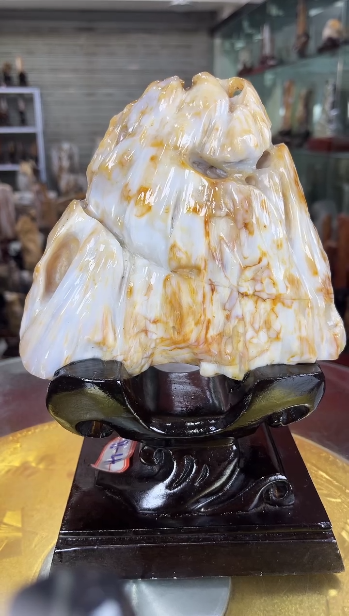 硅化玉珠宝奇石未镶嵌缅甸天然树化玉