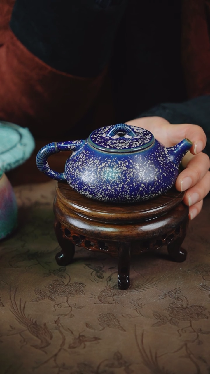 【闪购商品】杯94钧瓷纯手工石瓢壶