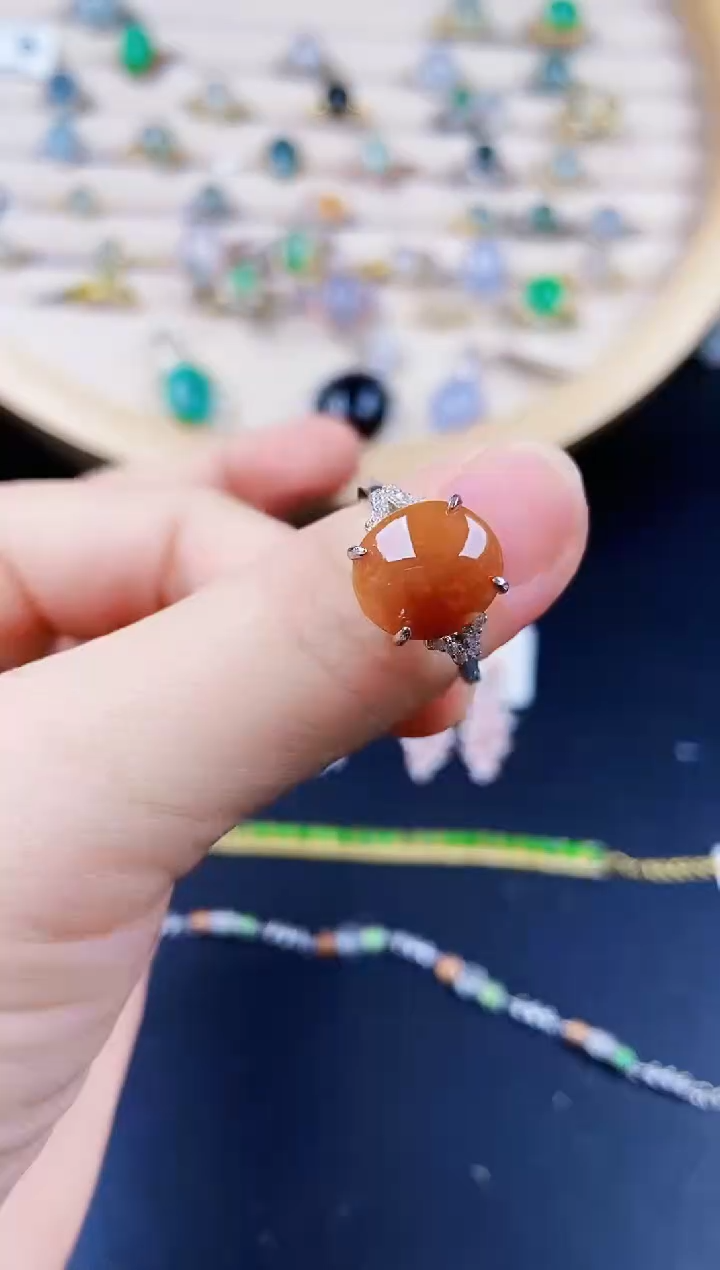 【闪购商品】翡翠戒指银S925镶嵌123124123