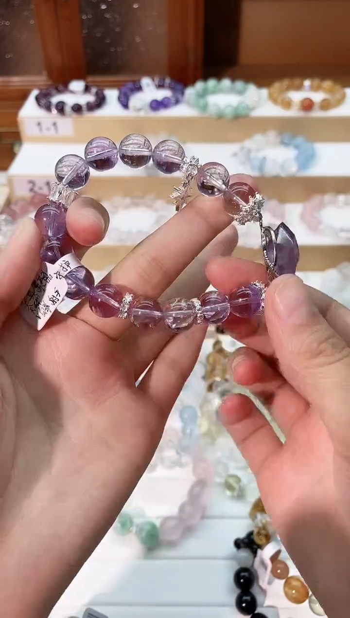 【闪购商品】水晶手串未镶嵌玻利维亚紫水手串