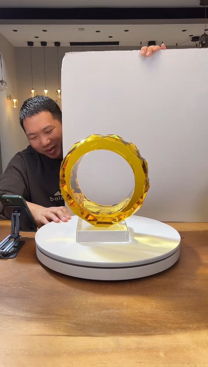 【闪购商品】茶宠巴比特美学 光影之环 金色闭口