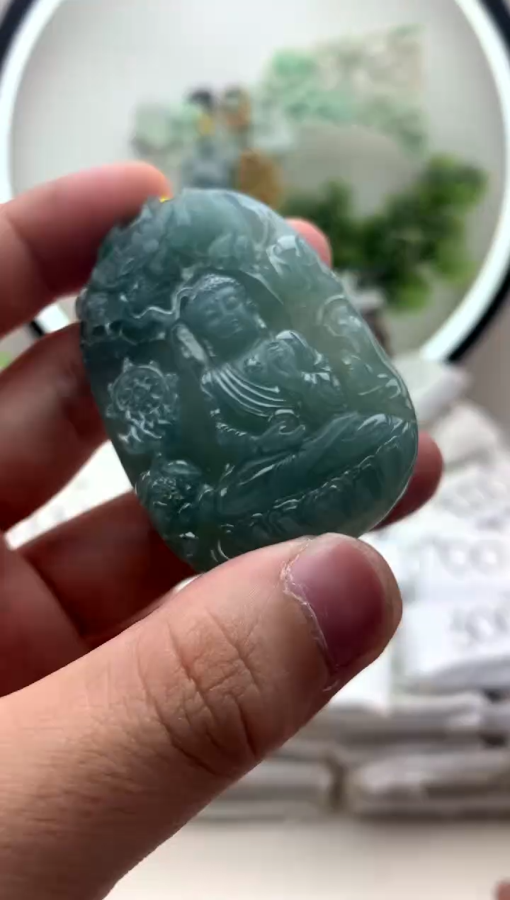 颈饰未镶嵌翡翠阿弥陀佛