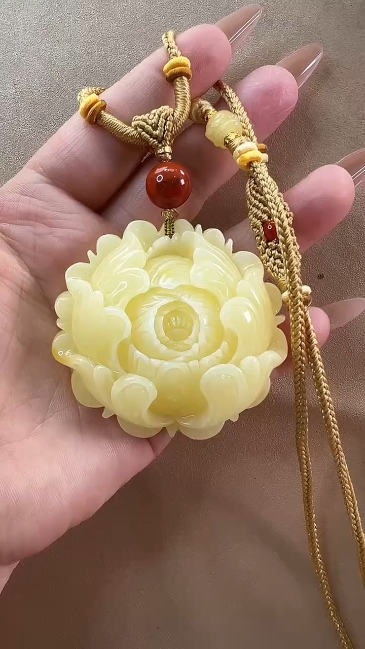 【闪购商品】琥珀颈饰未镶嵌吊坠