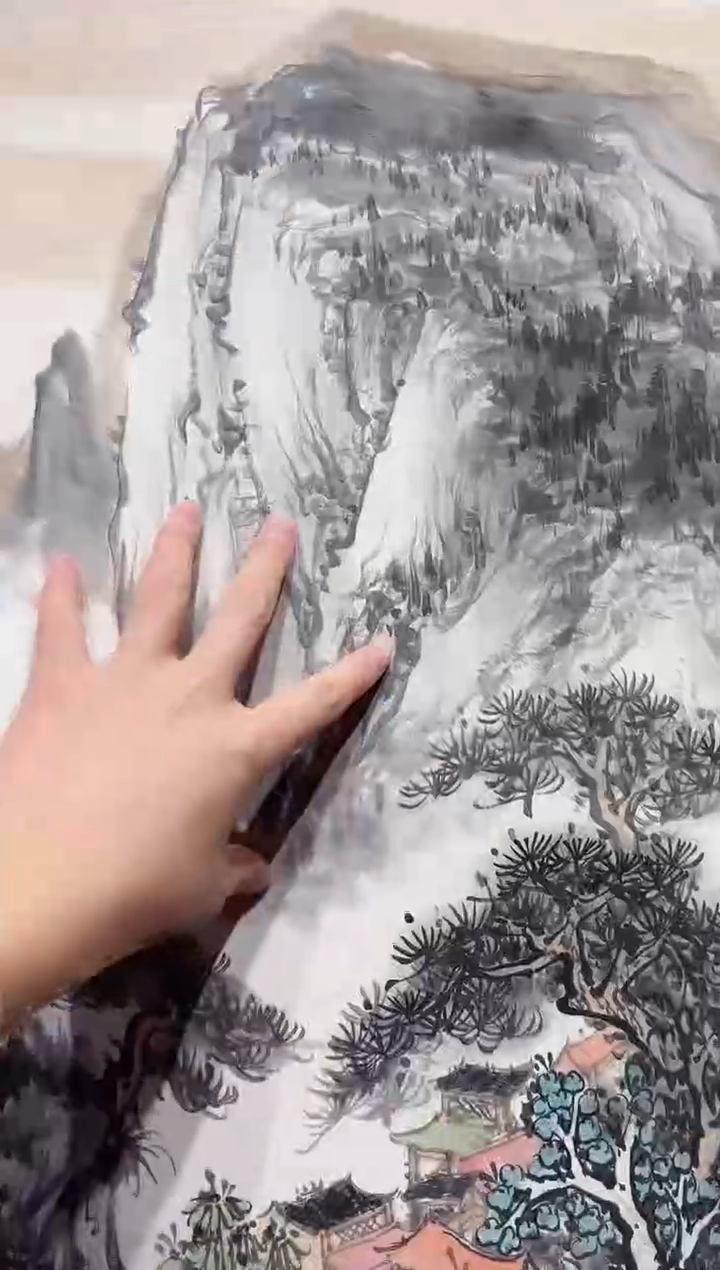 国画秦燕格国画手绘作品Y12