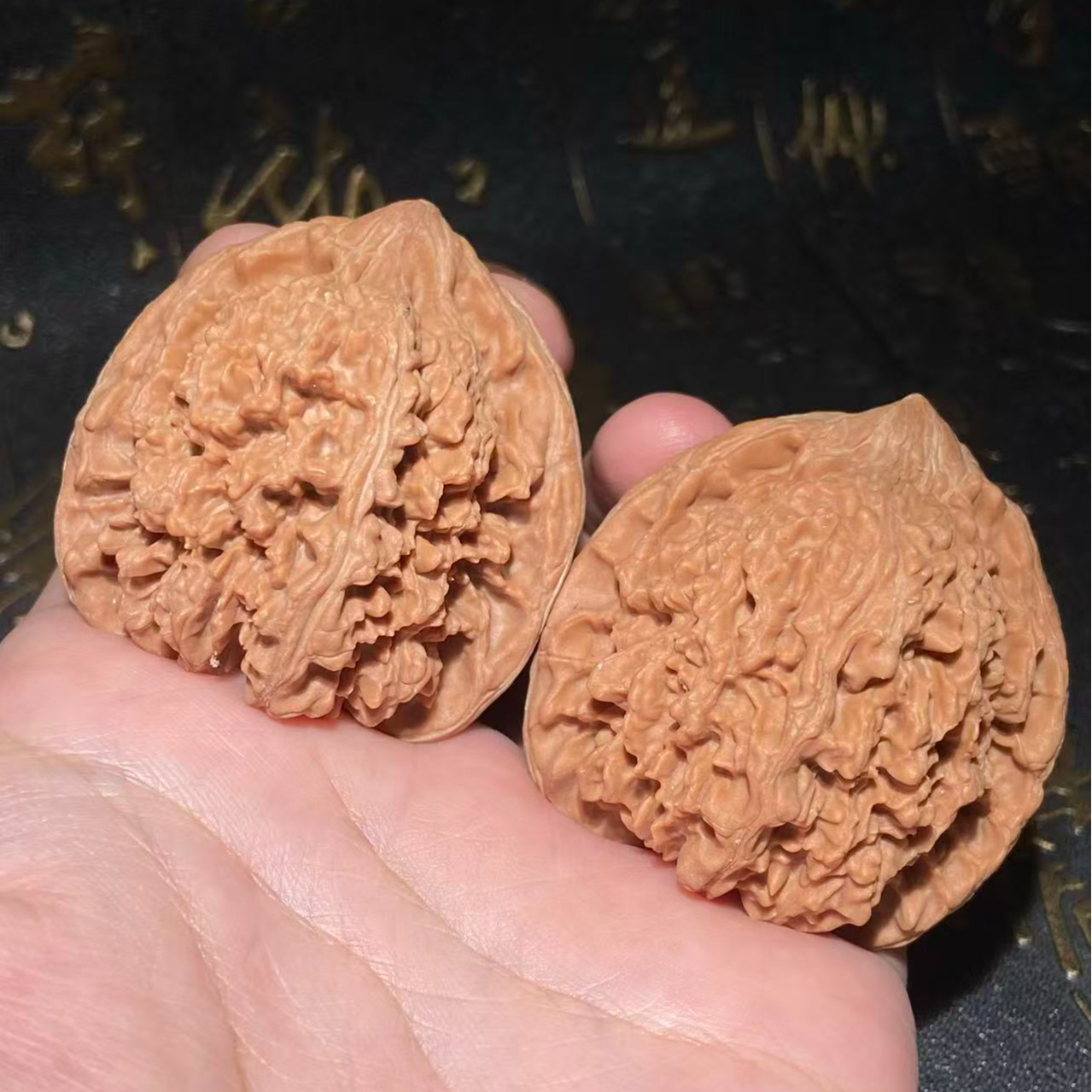 文玩核桃把件满天星边41肚36.5高42