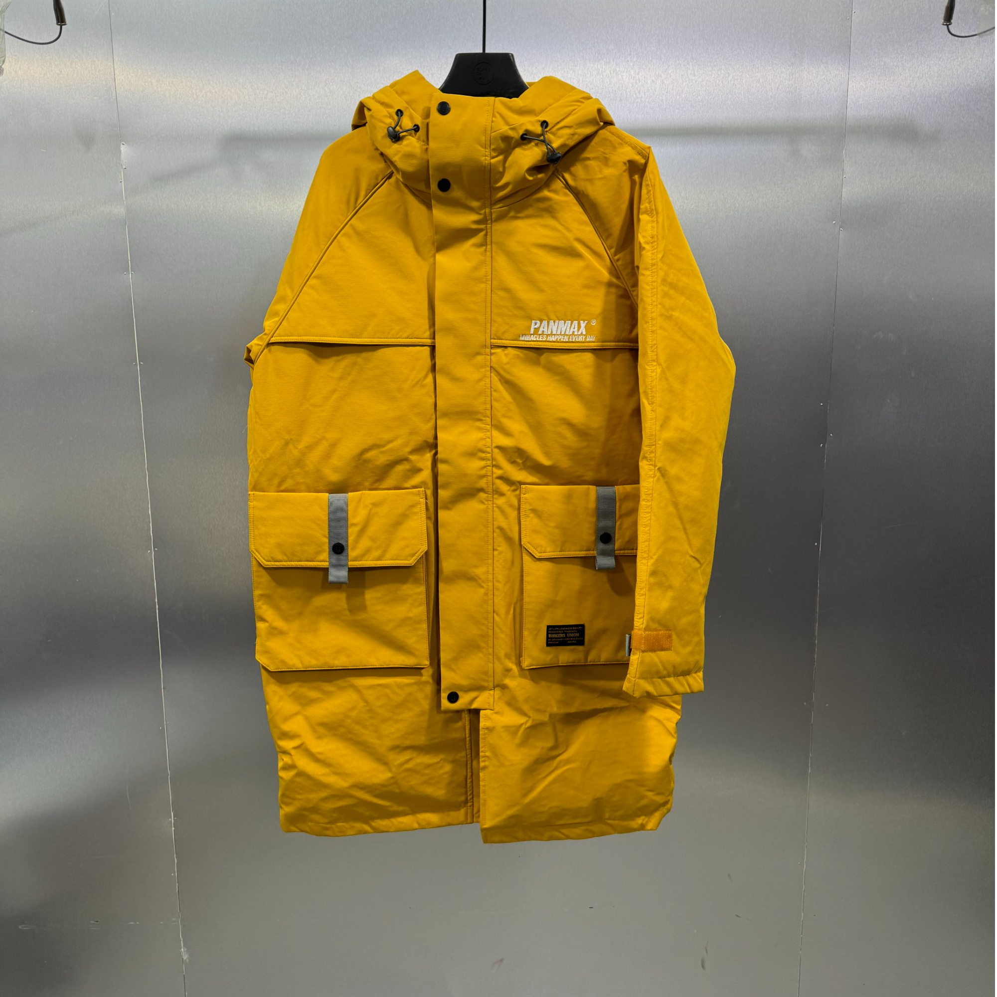 B01-121901-PAN秋冬季立体口长款连帽羽绒服