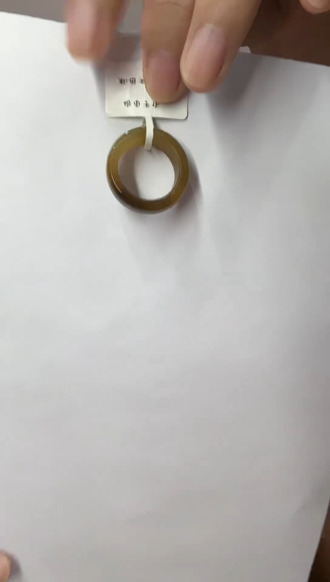 未镶嵌戒指和田玉和田玉直切戒圈B507