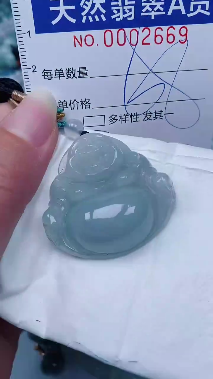 翡翠未镶嵌颈饰00002669