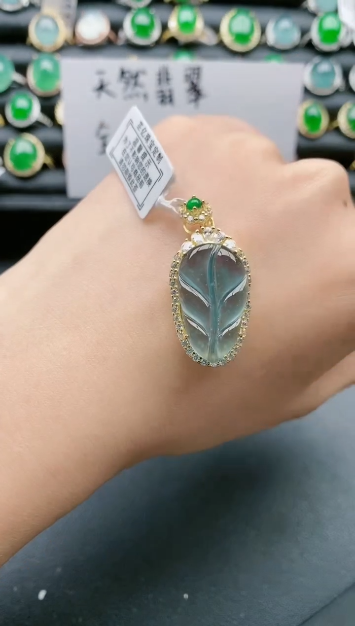 【闪购商品】翡翠戒指银S925镶嵌111111111