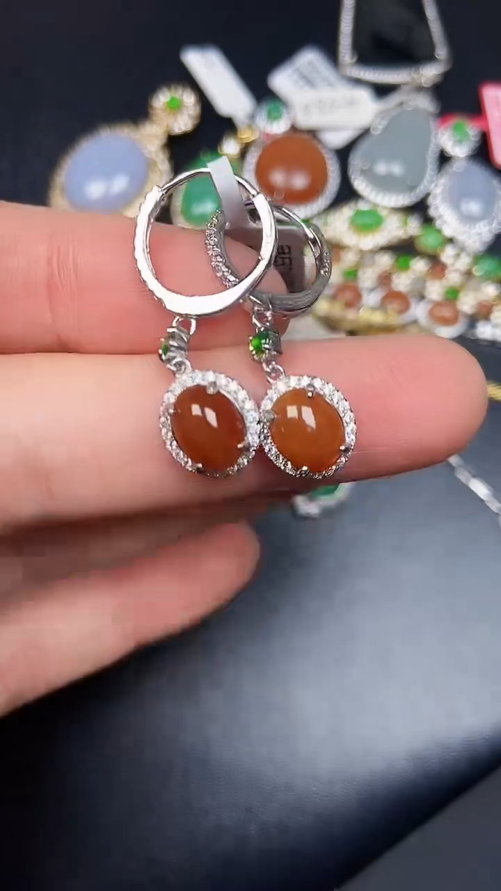 银S925镶嵌戒指翡翠2170