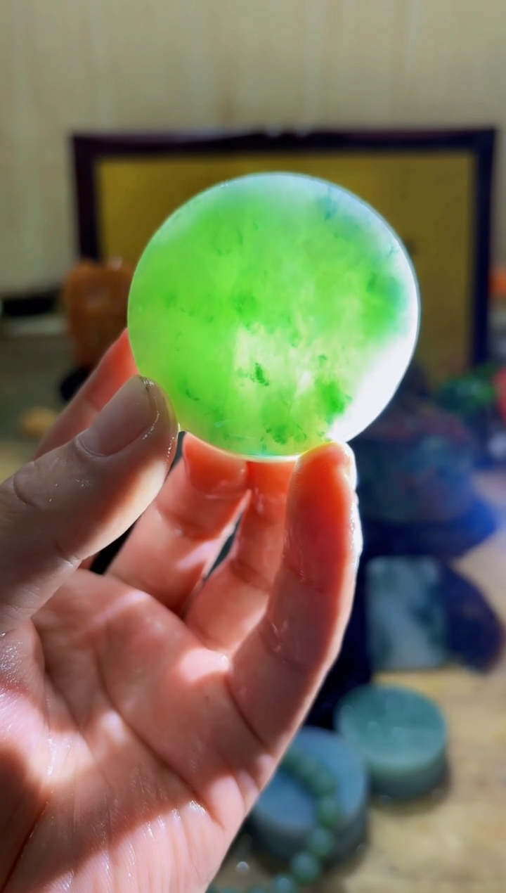 颈饰未镶嵌翡翠A货常星4917