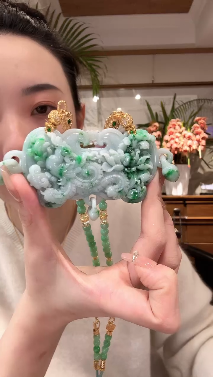 【闪购商品】翡翠颈饰未镶嵌国风