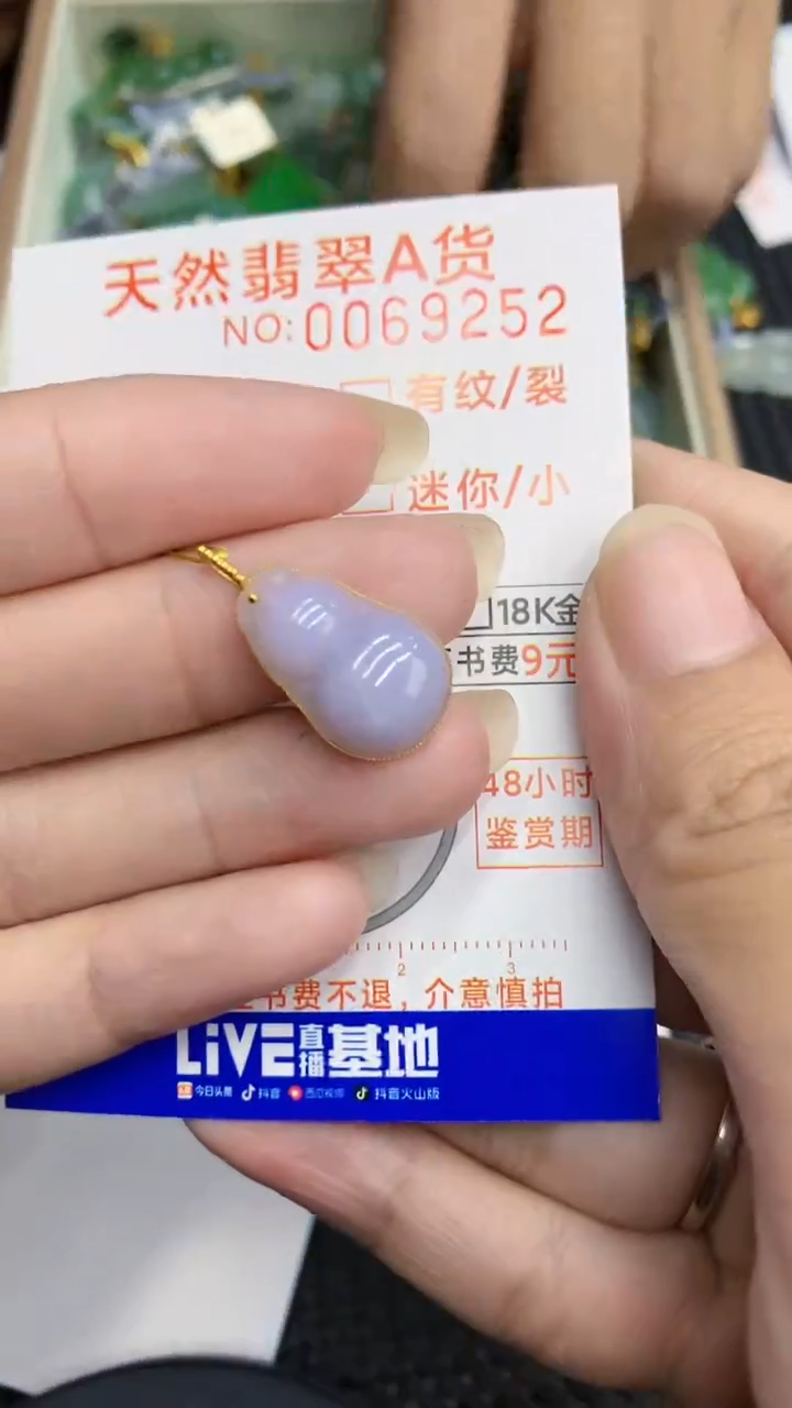 【闪购商品】翡翠颈饰18K金镶嵌            8