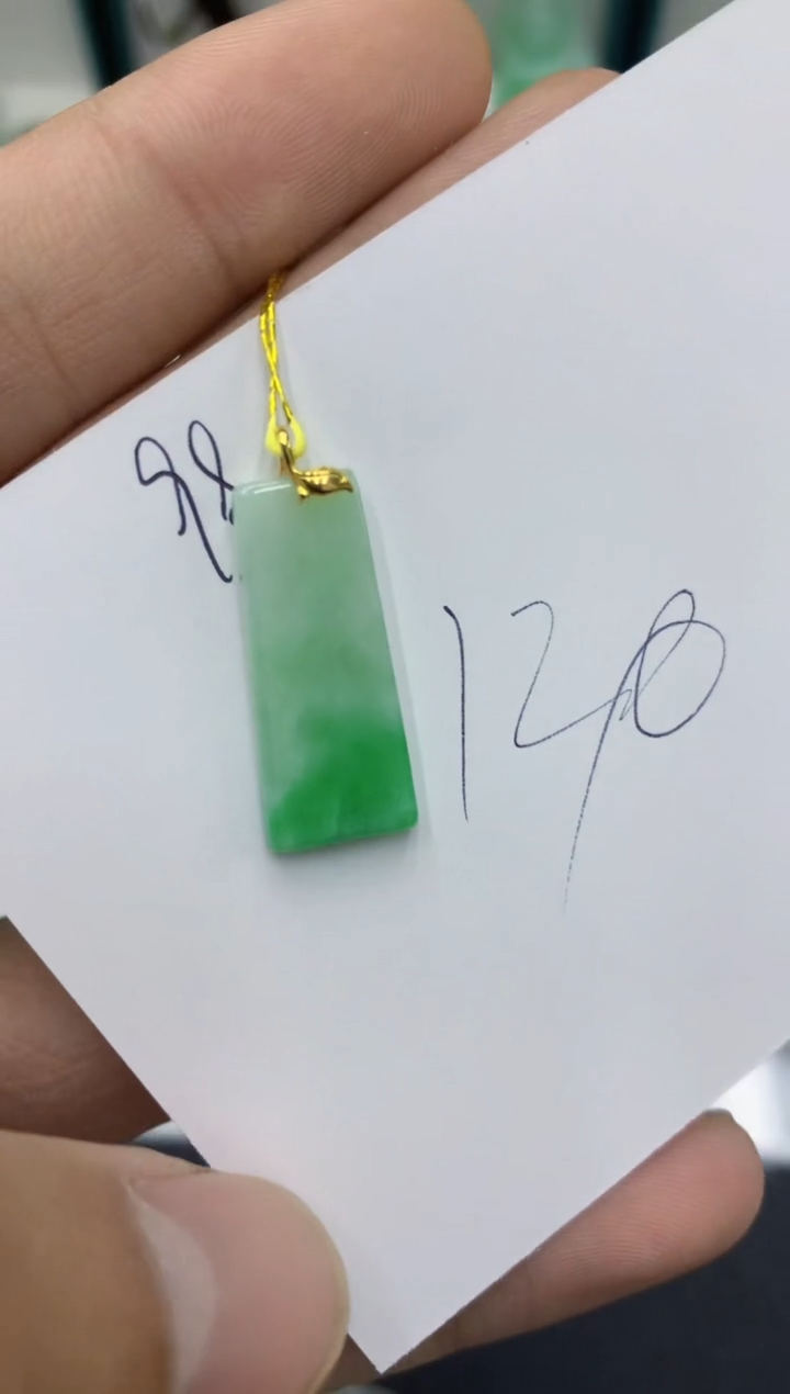 翡翠18K金镶嵌颈饰号链接1111111