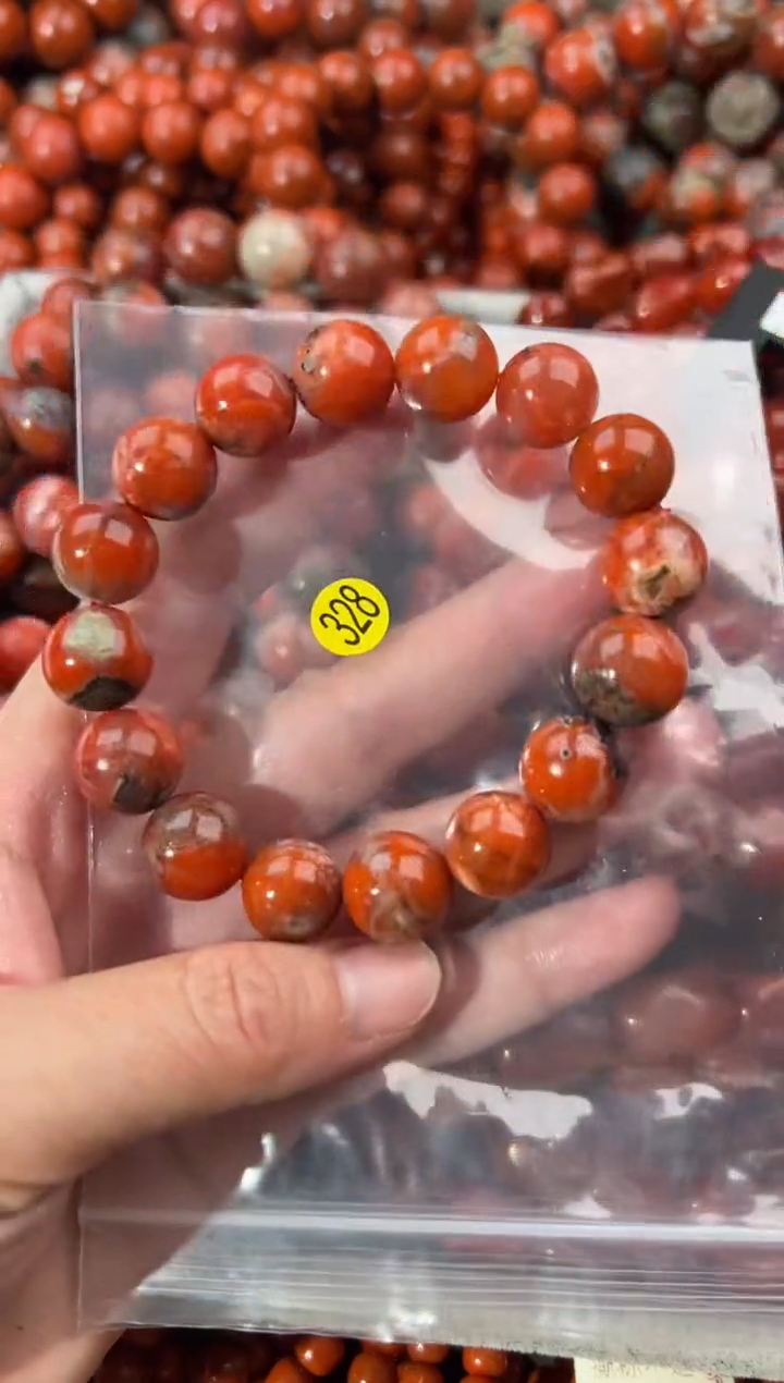 南红玛瑙手串未镶嵌13+