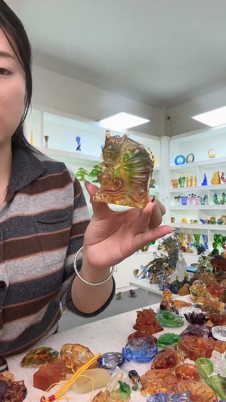手工艺品琉璃龙鱼