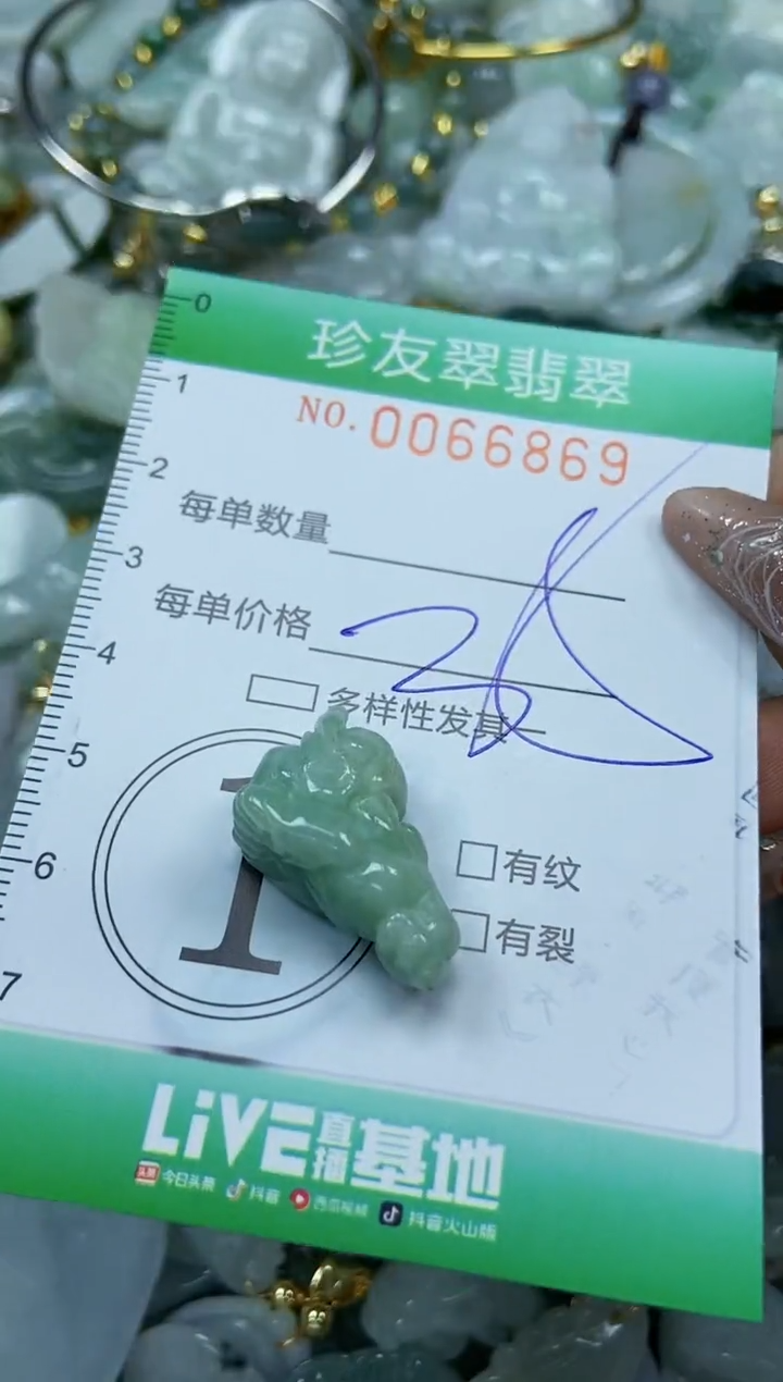 【闪购商品】翡翠颈饰未镶嵌闪购商品0066869