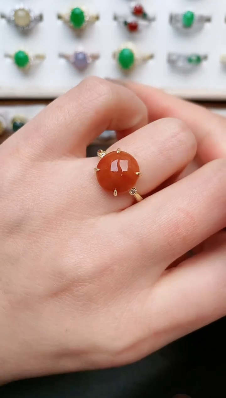 【闪购商品】翡翠戒指银S925镶嵌....