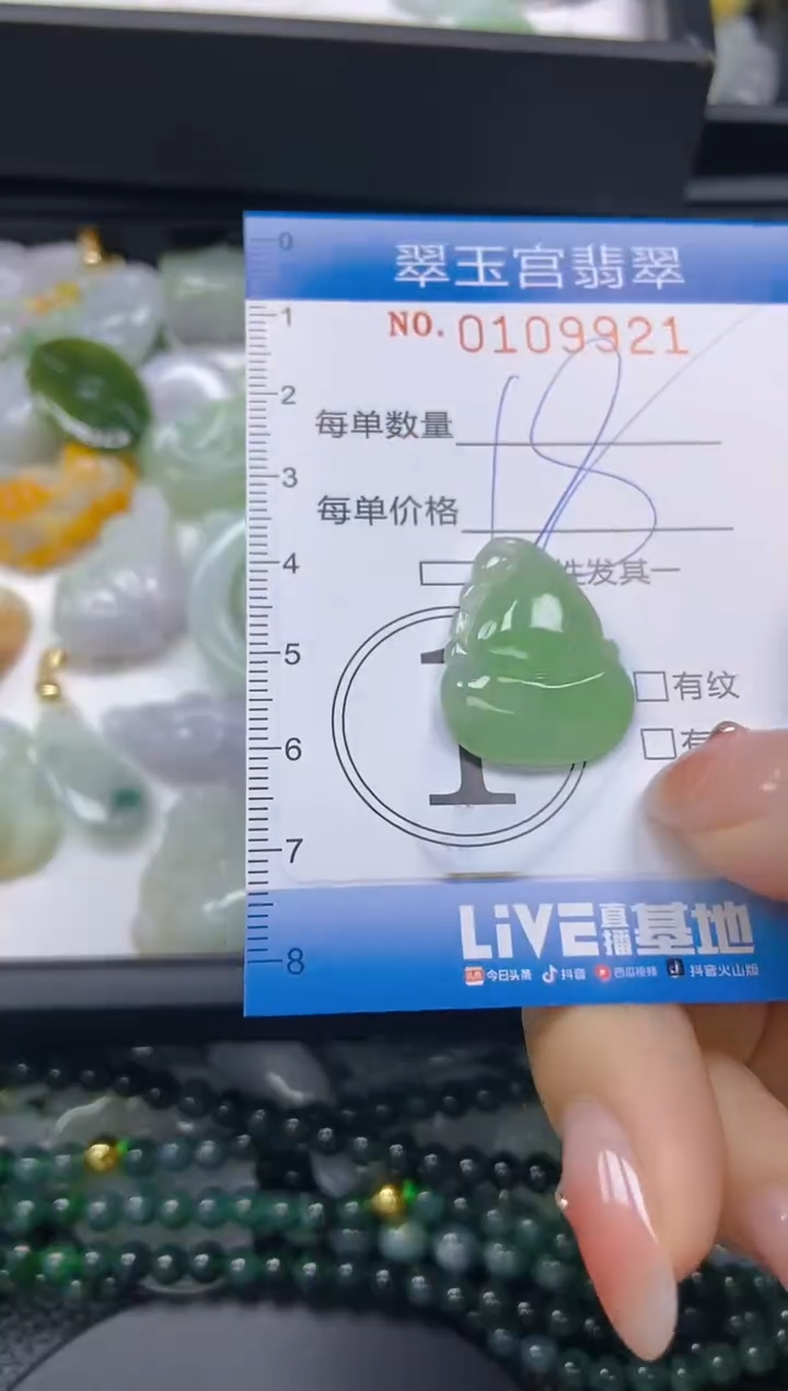 翡翠未镶嵌颈饰闪购0109921