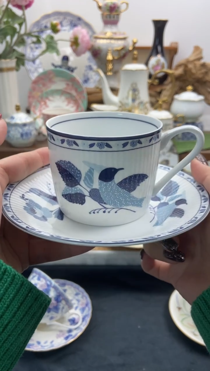 瓷片全新马瑞咖啡杯谨慎参拍，防伪帖撕毁无售后