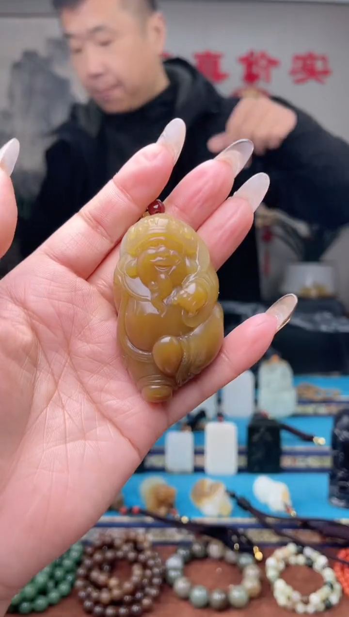 【闪购商品】和田玉（糖玉）挂件未镶嵌1