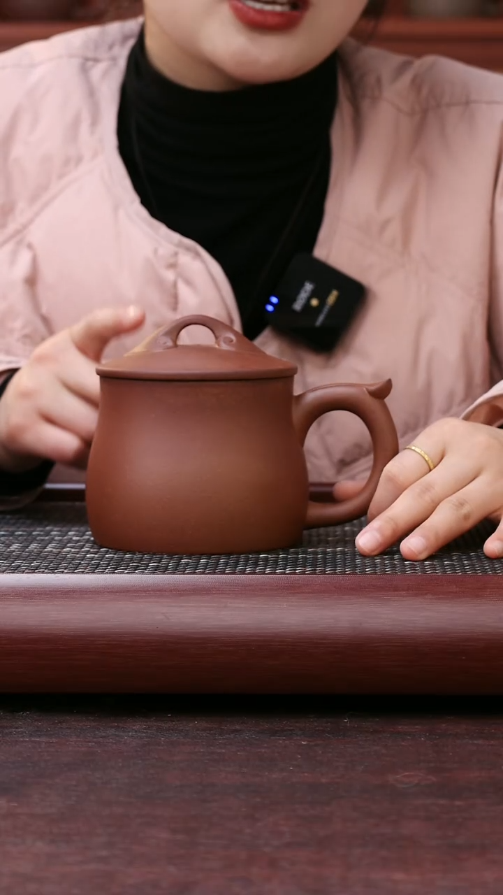 【闪购商品】紫砂公道杯微瑕封釉中曹清如意
