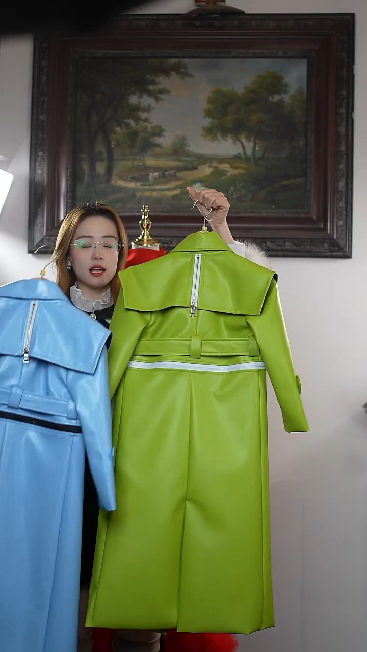 120码绿色艺桐轩儿童朝服