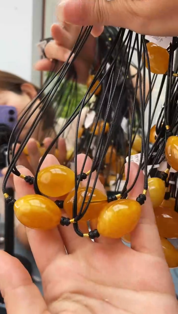 未镶嵌琥珀珠宝奇石06多样性发一