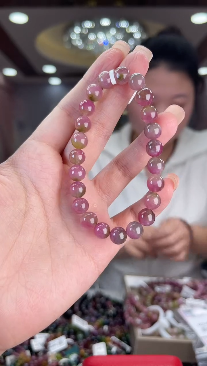 【闪购商品】/未镶嵌碧玺8mm+碧玺单圈多样性发货