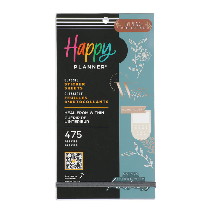  【直播专属】HAPPY PLANNER手帐本周边30页不干胶贴纸本切膜带背胶