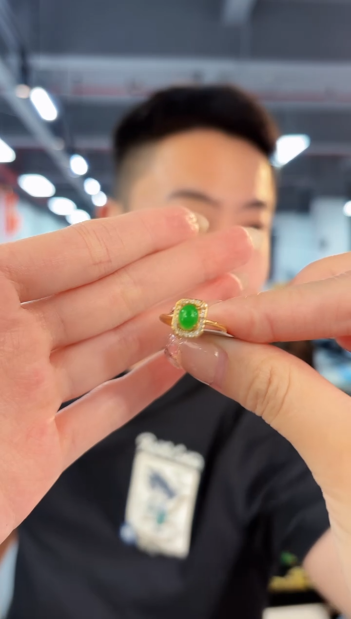 【闪购商品】翡翠戒指未镶嵌缅料A货/支持复检/一件