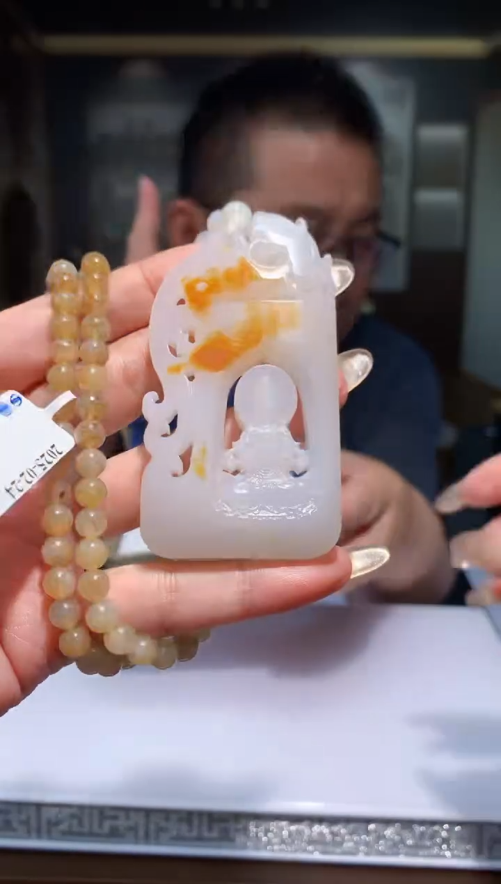 定制和田玉Boss阳天然和田玉（拍一发一）