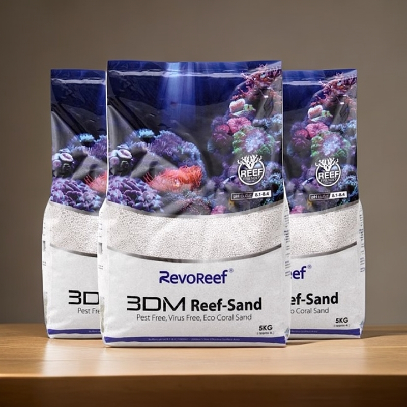 仟湖睿堡3DM海沙底沙海水缸专用水族箱鱼缸造景培菌环保珊瑚砂5KG