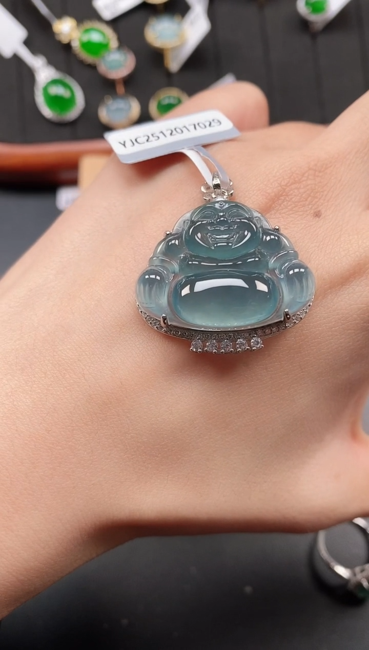 银S925镶嵌戒指翡翠11