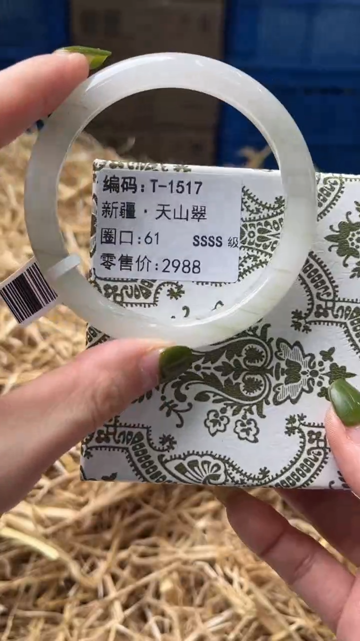 未镶嵌手镯石英质玉T1517