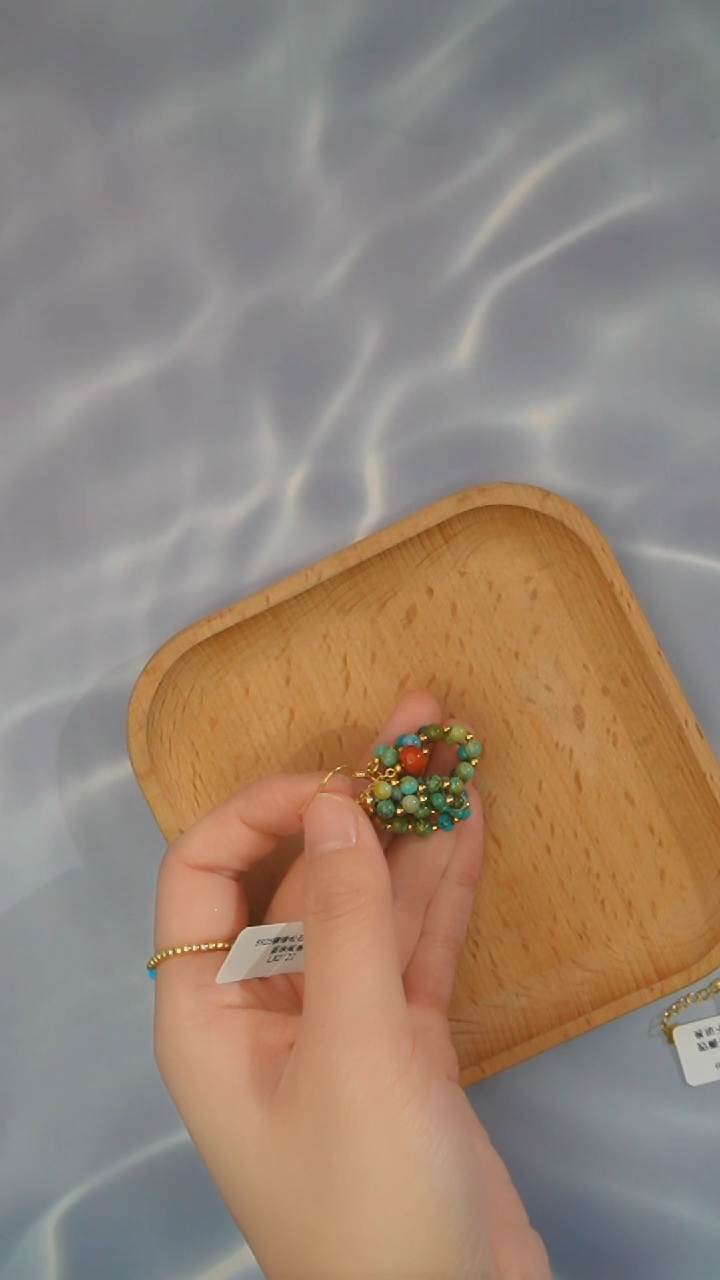 【闪购商品】南红玛瑙耳环银S925镶嵌发货一件