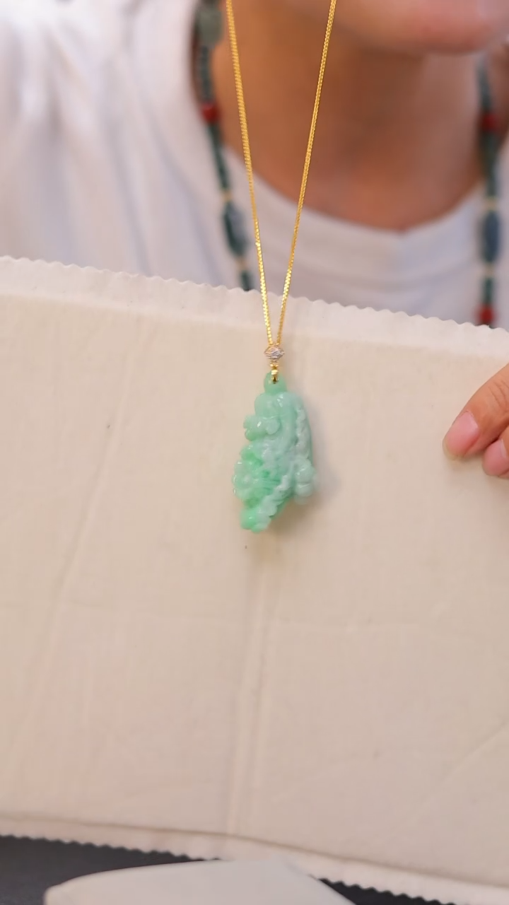 【闪购商品】翡翠颈饰未镶嵌基地发货，一物一拍。